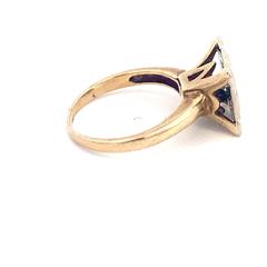 Lady's Diamond Fashion Ring .09 Carat T.W. 10K Yellow Gold 3.62g